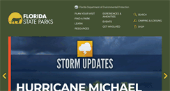 Desktop Screenshot of floridastateparks.org